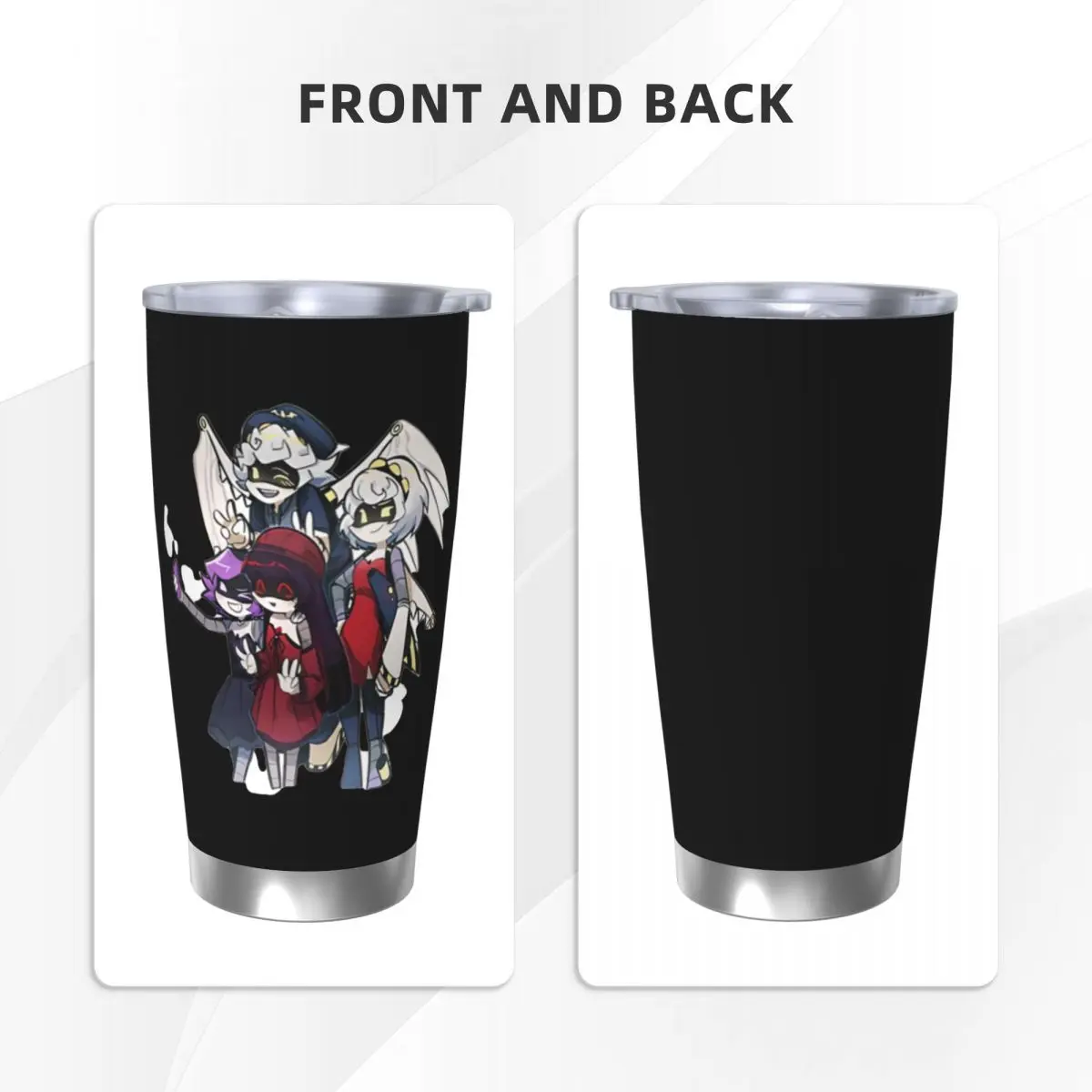 Изолированный стакан с соломинкой Для игры убийц дронов вакуумная Термокружка