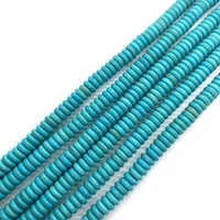 new product blue pine beads button shaped spacer beads for diy fashion jewelry necklace making charm men and women 2 10mm