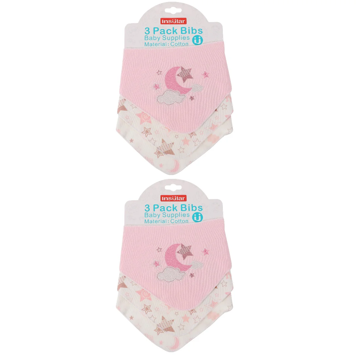 

6 pcs Cotton Bibs Infant Saliva Towels Toddler Feeding Aprons