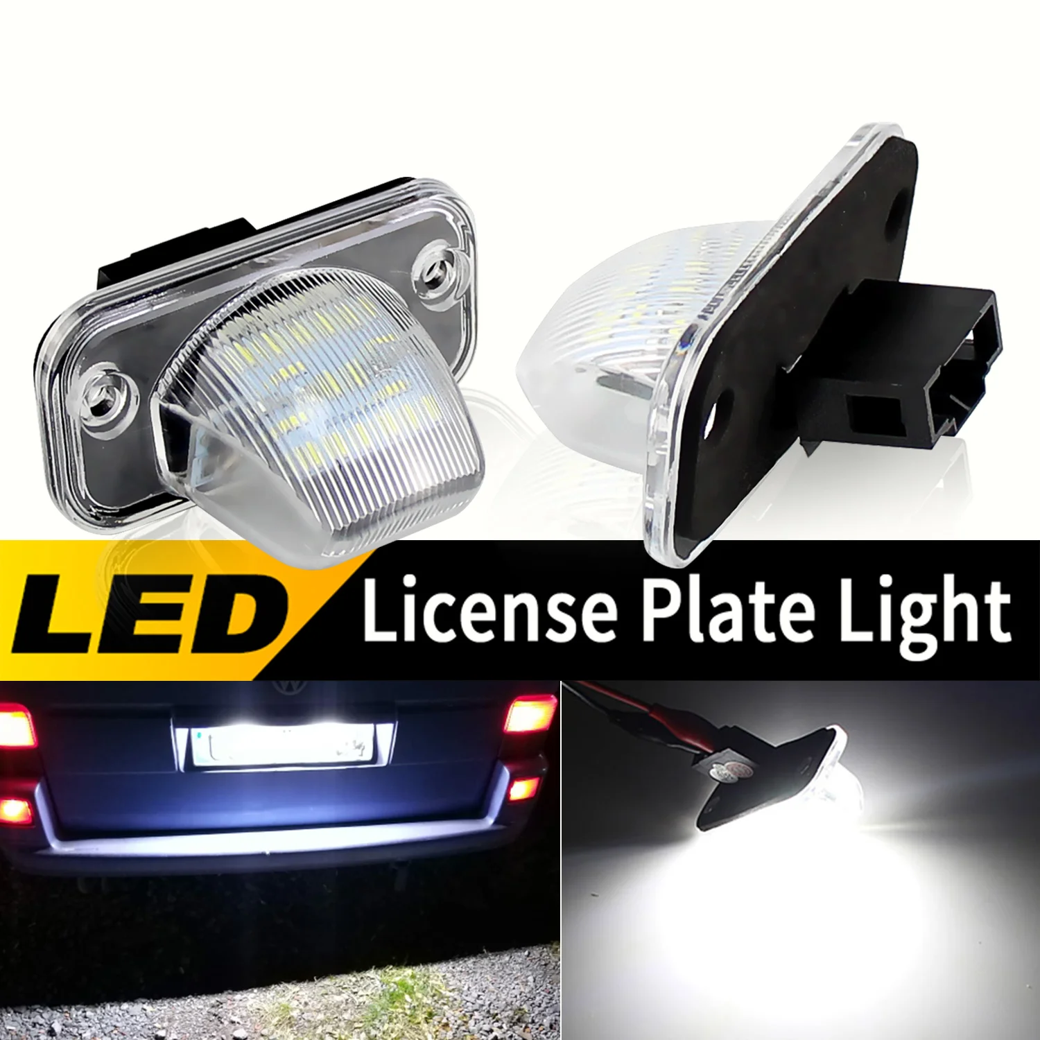 2X светодиодный CANBUS подсветка номерного знака для VW T4 90 ~ 03 транспортер syncro 1993 2004