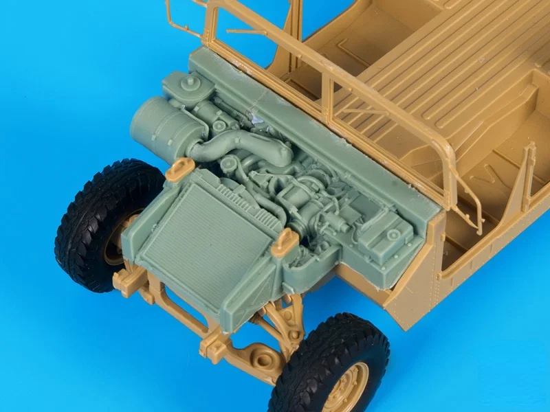 M1025 Resin Engine Modification Parts Unpainted (no Car)