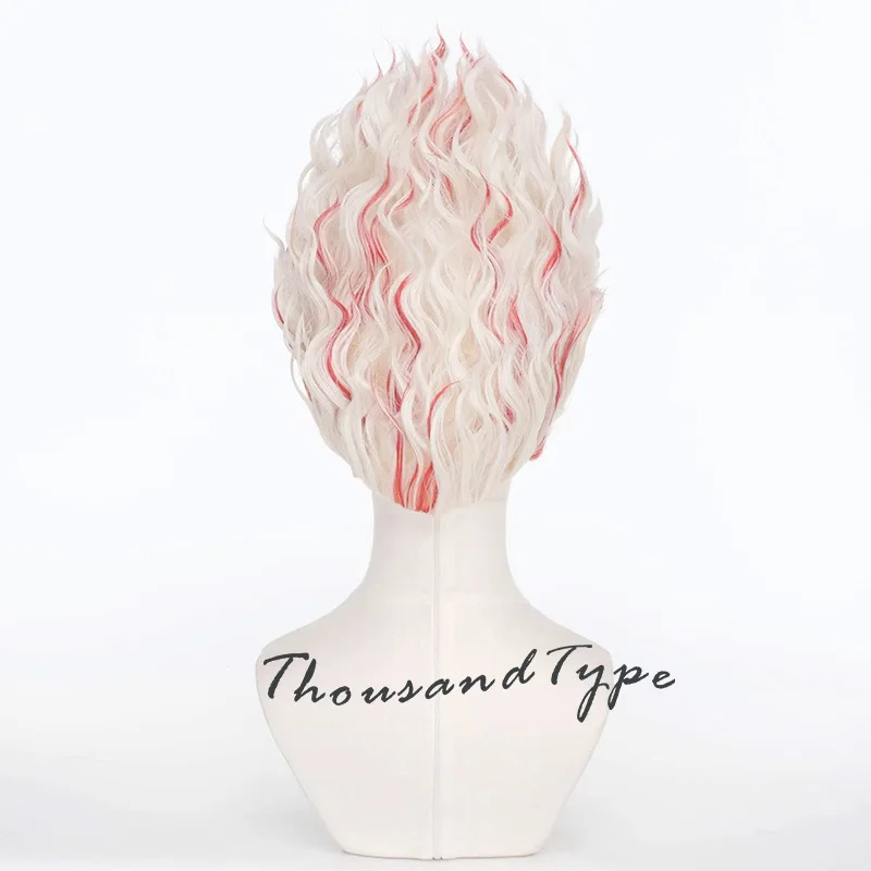 Аниме Дандан Окарон Кен Такакура Косплей Парик Взрослый Унисекс Красный Белый