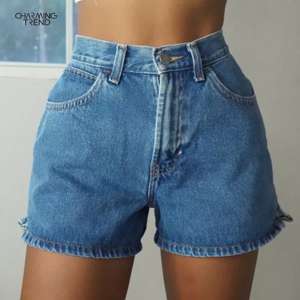 

Fashion Denim Shorts Slim Vintage High Waist Shorts Women's Denim Shorts Female Denim Casual Shorts Female Summer Denim Shor