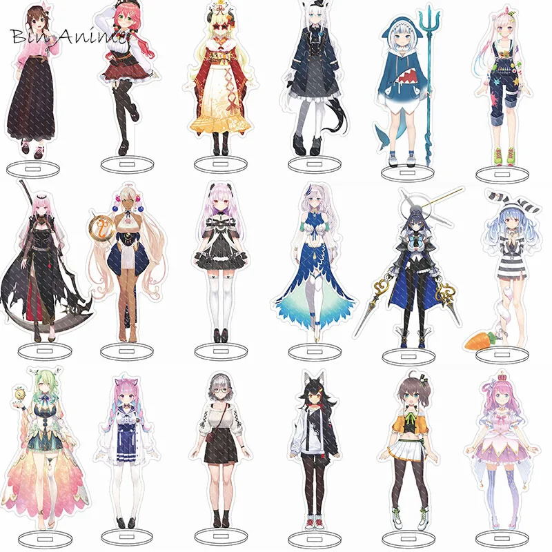 Cutey Hololive Vtuber акриловый Usada пекора Нуха рушиза хосимати суисей инугами корон сумки стенд модель Аниме фигурки фанаты подарок