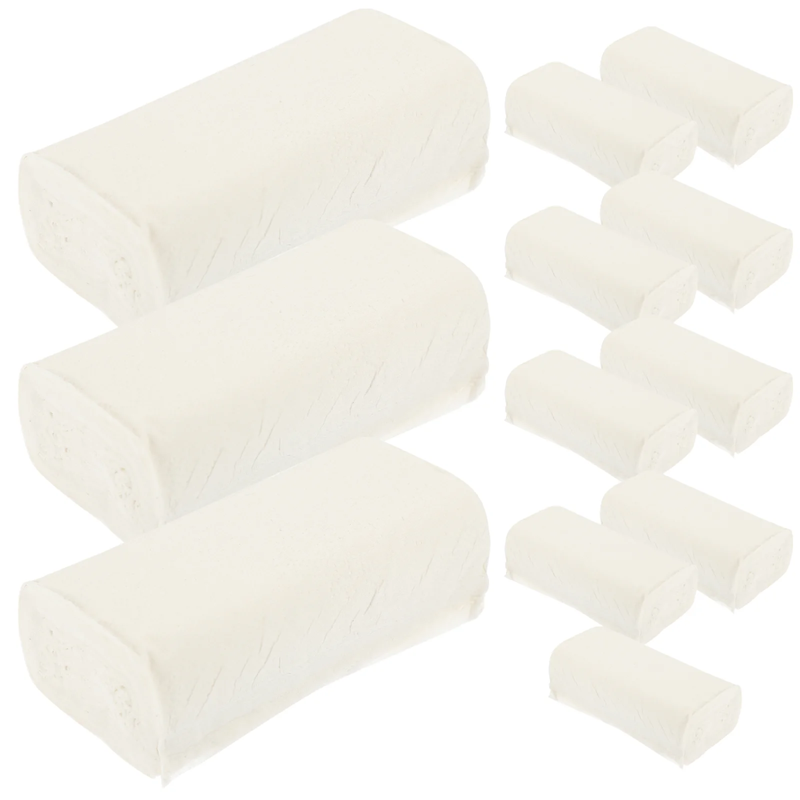 

Rolls Bath Tissue Towel Family Mega Rolls Highly Absorbent Fit into Standard Hand Towel for the Washroom Kitchen Workshop