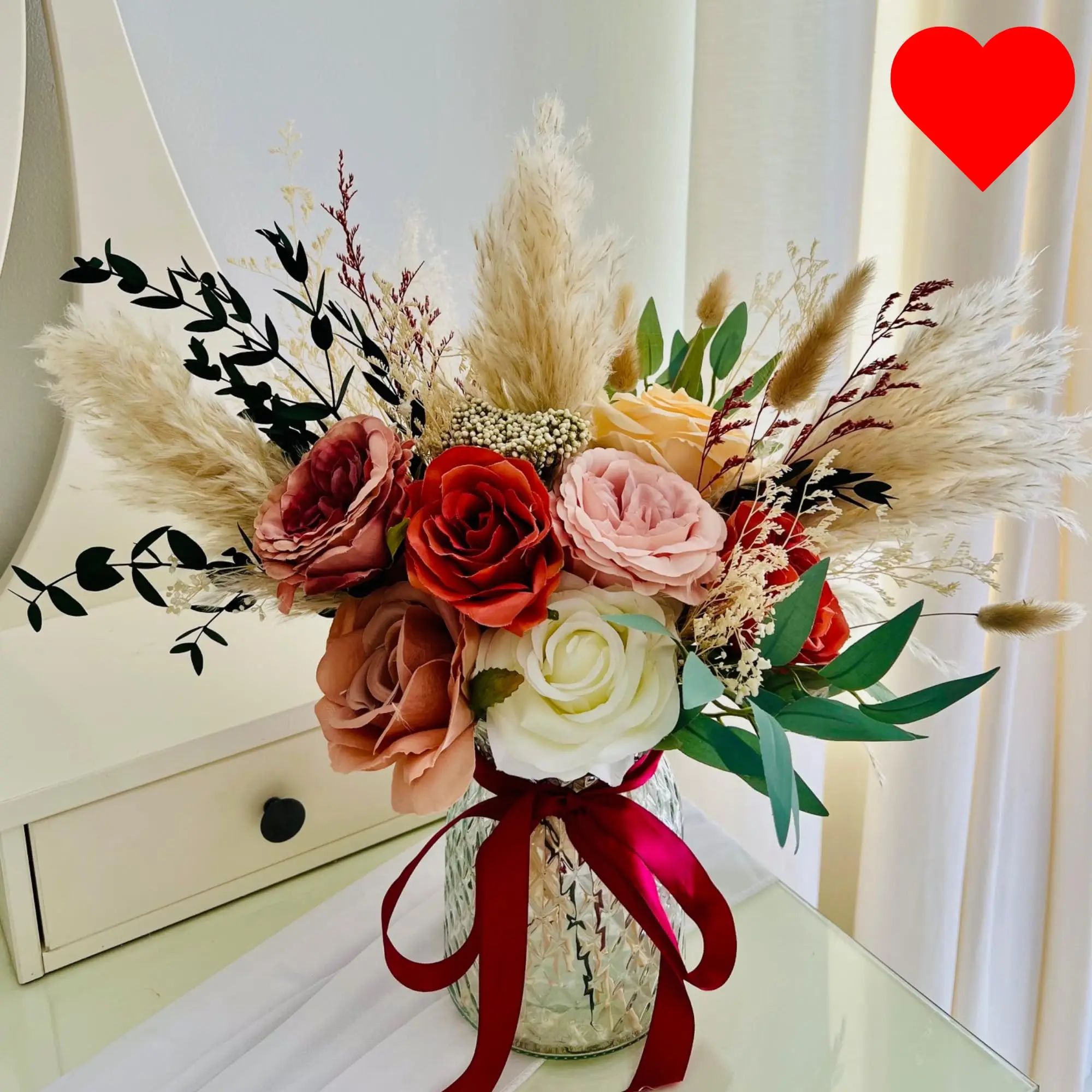 Композиции из искусственных цветов центральная часть обеденного стола