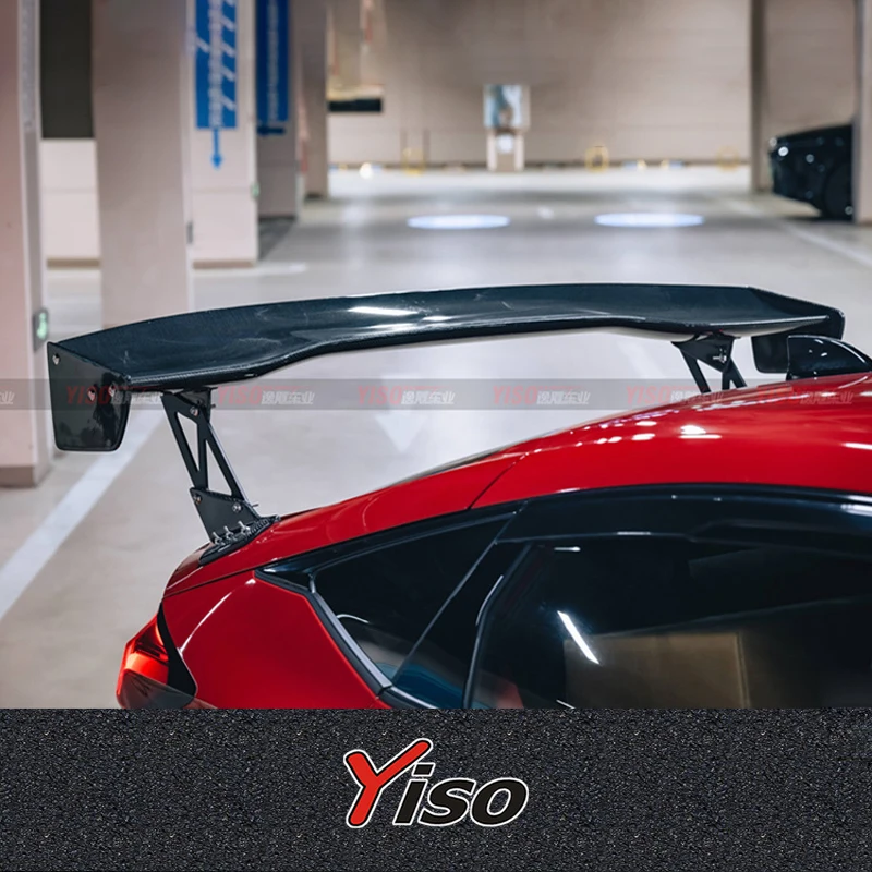 Фото Подходит для Civic 11-го поколения FL5 TYPER: карбоновое крыло VOLTEX, аэродинамический комплект, карбоновый спойлер FL5 VOLTEX BIG Empennage. №2