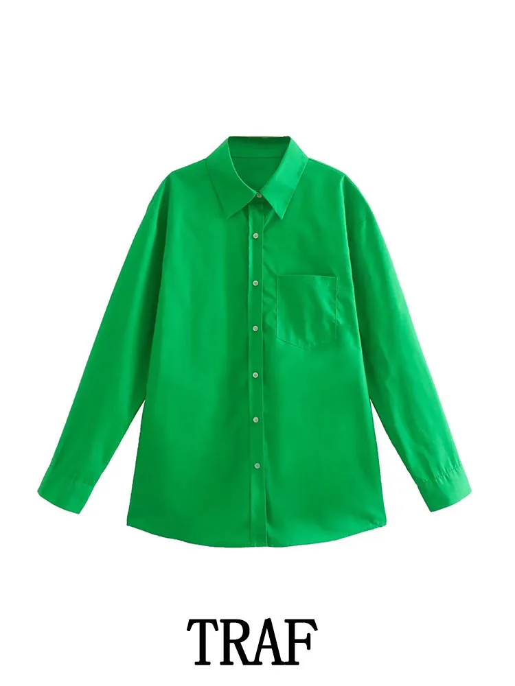 

Блузка женская летняя однобортная с длинным рукавом и отложным воротником