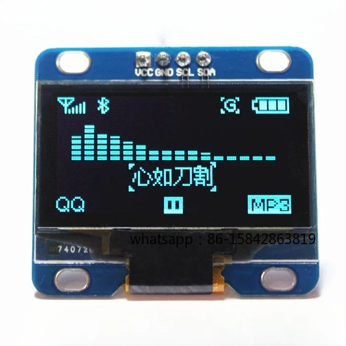1,3-дюймовый синий OLED-модуль с интерфейсом I2CIIC, 128*64, для ARDUINO51STM32 (art.: 3920daa055fdd) - 3920daa055fdd