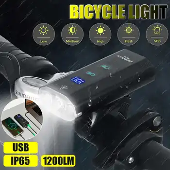 BL03 XPG Bicycle Light USB LED Rechargeable Set MTB Road Bike Front Back Headlight Lamp Flashlight Cycling Light 1