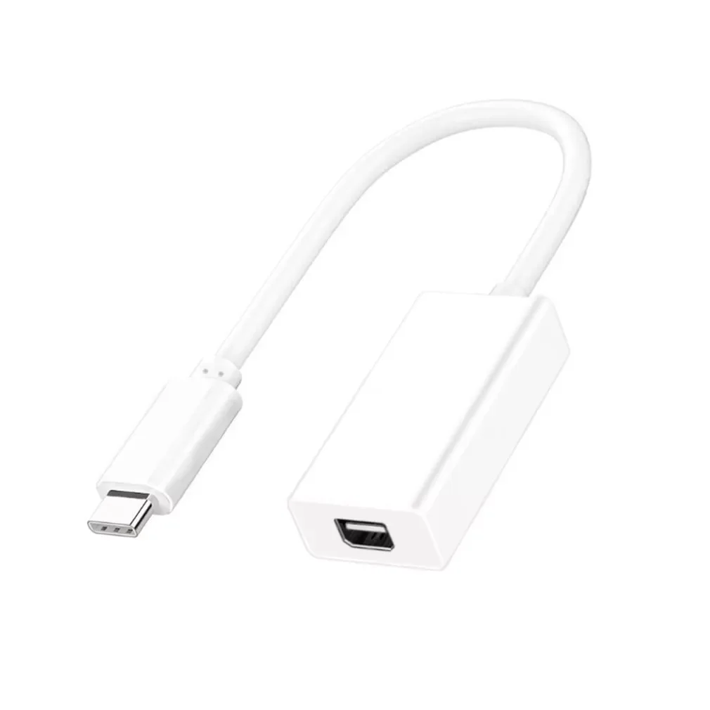 

HOT!USB-C to Mini Display Port Adapter USB 3.1 Type C (Thunderbolt 3) to Thunderbolt 2 Adapter For MacBook Pro