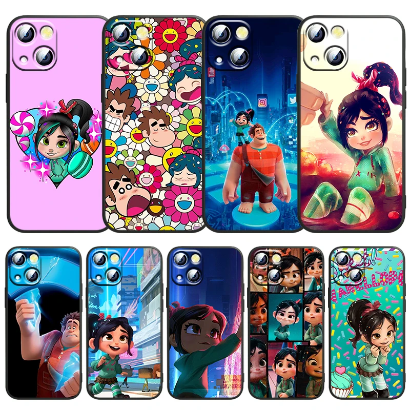 

Winthrop Wreck-It Ralph Phone Case For Apple iPhone 14 13 12 11 SE XS XR X 7 8 6 5 mini Plus Pro MAX 2020 Black FUndas TPU