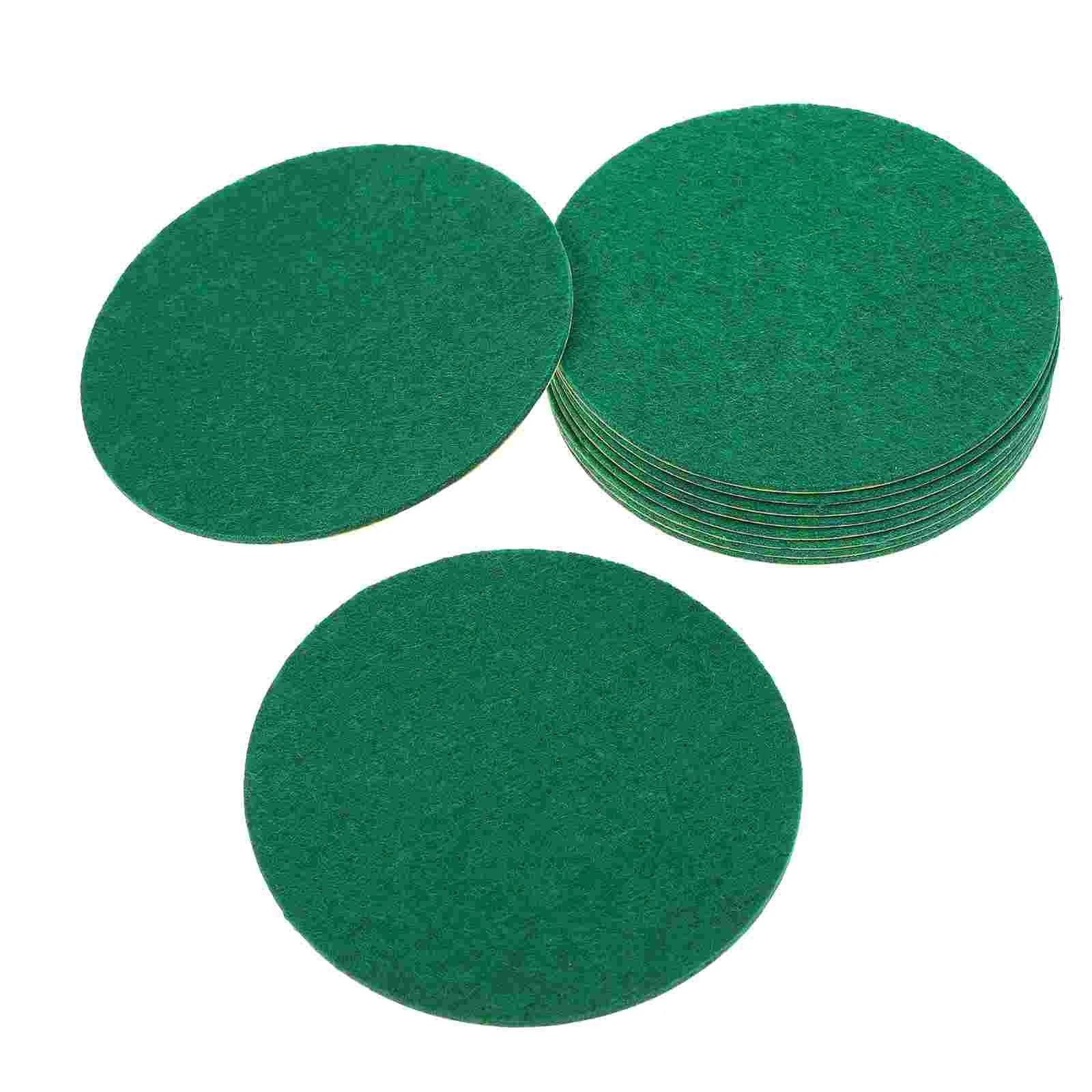 

10 Pcs Hockey Flannel Gaming Desk Accessories Cloth Parts Puck Air Bat Pads Pusher Polyester Chemical Fiber Patches Leggings