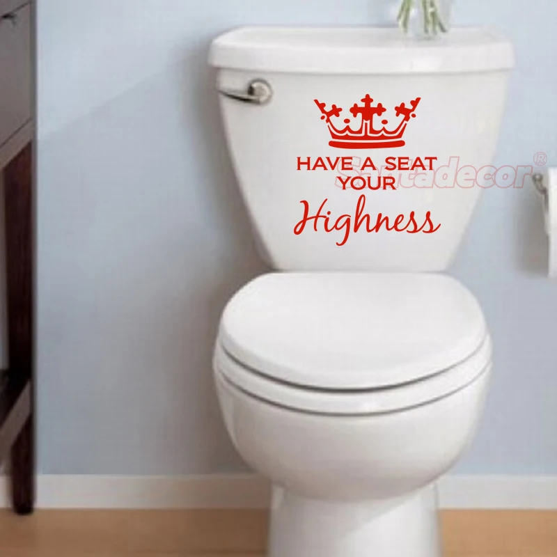 Забавная наклейка на унитаз виниловая настенная Король Престолов настенные