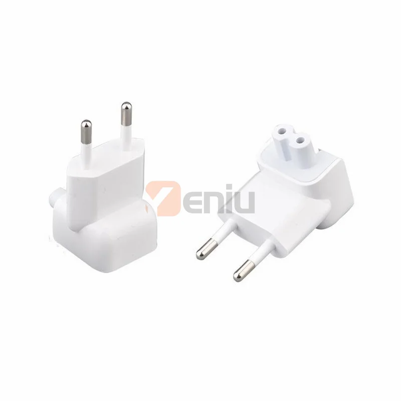 

50PCS Euro Plug AC Duck Head for iPad Air Pro MacBook charger Suit for MagSafe 2 Wall Charge Power Adapter EU European Pin
