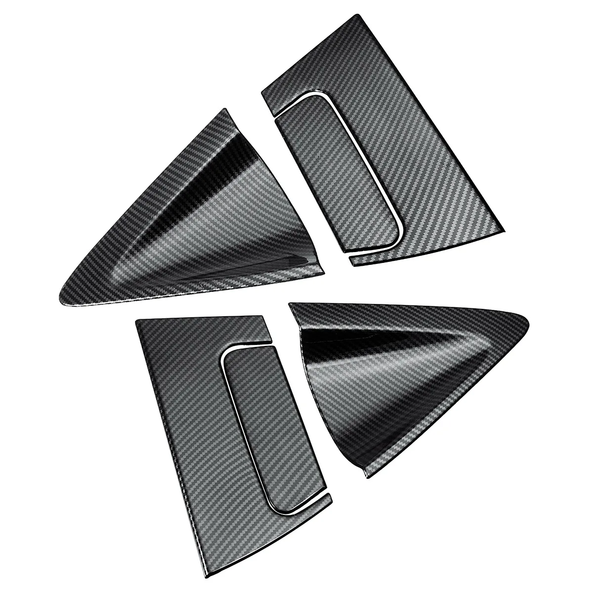 Крышка для автомобильной ручки из углеродного волокна Honda Hr-V Hrv 2016-2018