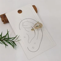 high fashion niche design leopard ear bone clip metal delicate trend female ear jewelry