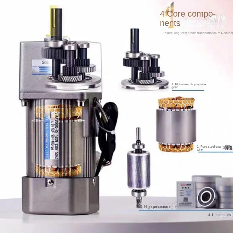 Новый однофазный двигатель переменного тока 5GU-3K-180K 120 Вт с регулятором скорости
