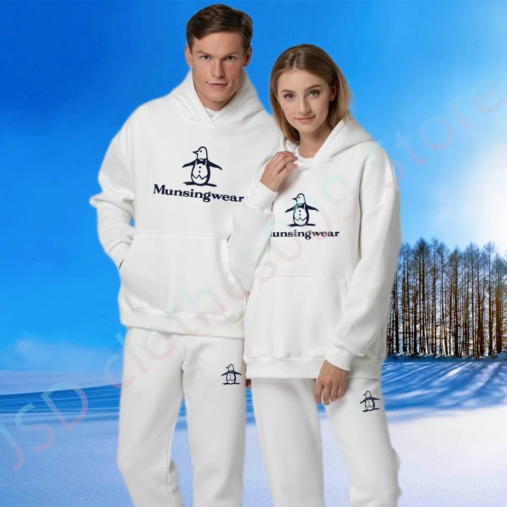 

Костюм спортивный мужской из двух предметов, толстовка с капюшоном и штаны, модная брендовая повседневная спортивная одежда с принтом, осень