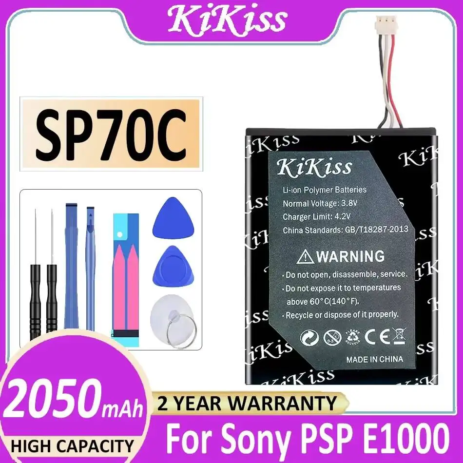 Фото Прочный беспроводной аккумулятор для гарнитуры 2050 мАч SP70C для Sony Psp E1000 E1002 E1004 E1008 №3