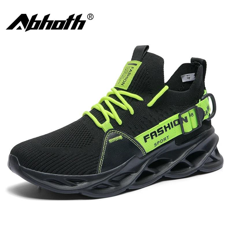 

Кроссовки Abhoth мужские из дышащей ткани, удобные мягкие, Нескользящие, износостойкие, спортивная обувь для прогулок на открытом воздухе, бол...