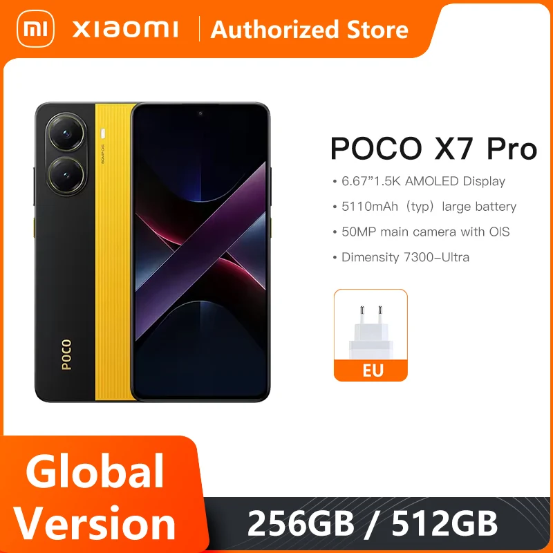 Смартфон Poco X7 Pro 12/256ГБ 12/512ГБ global