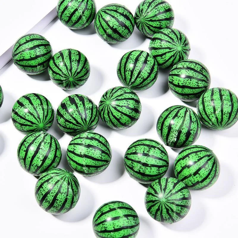 

10Pcs Bouncy Ball Watermelon 30MM Party Favors For Kids Balle Rebondissante Enfant Lot Kinder Spielzeuge Bolas De Brinquedo