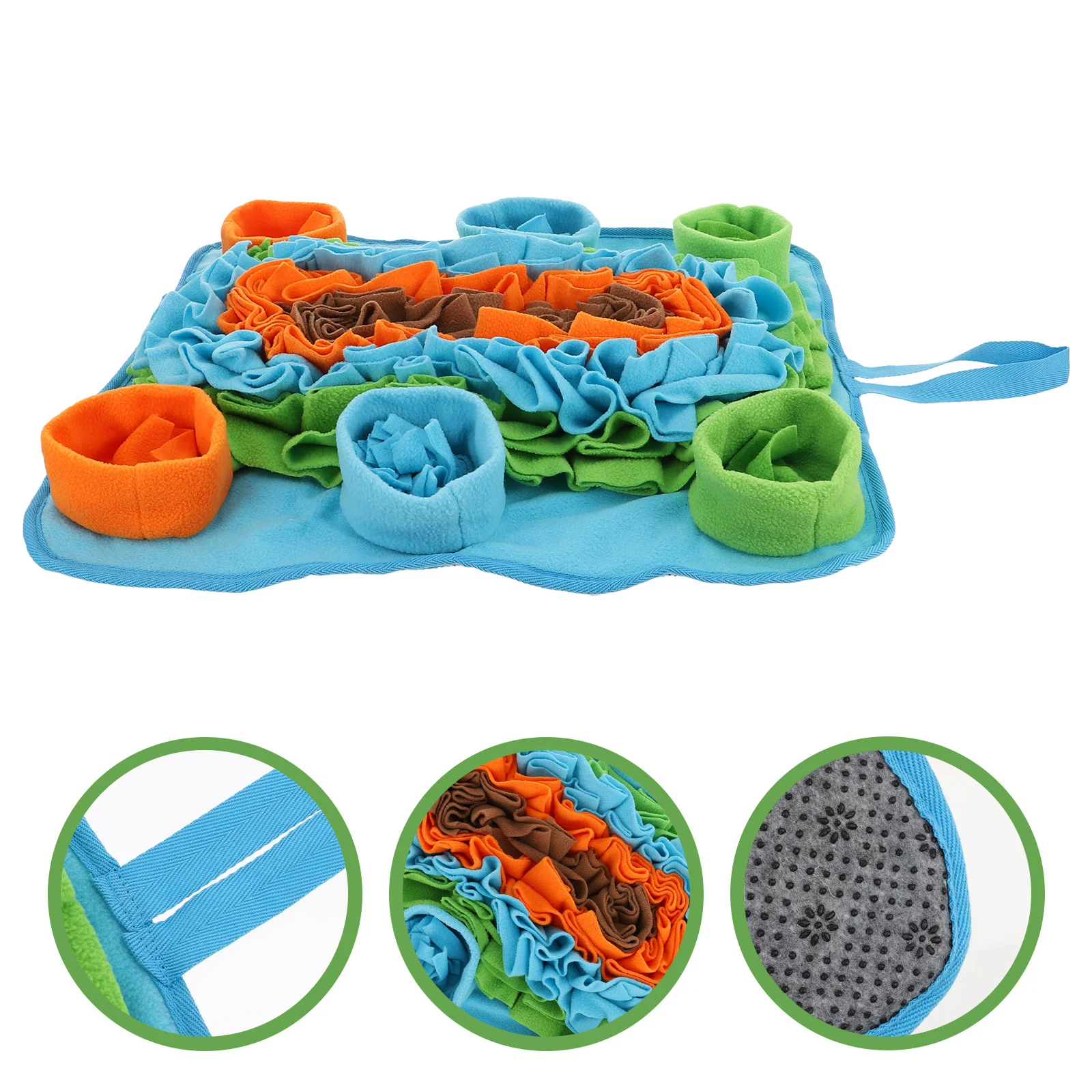 

Cushion Square Dog Snuffle Pad Pet Dog Training Mat Puppy Sniffle Pad Snuffle Mat For Dogs for Training Feeding Home Puppy