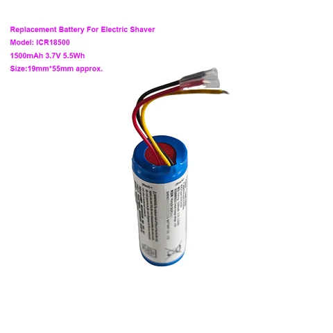 ICR18500 3,7 В 1500 мАч замена литий-ионной аккумуляторной батареи для электрической зубной щетки аксессуары для ремонта