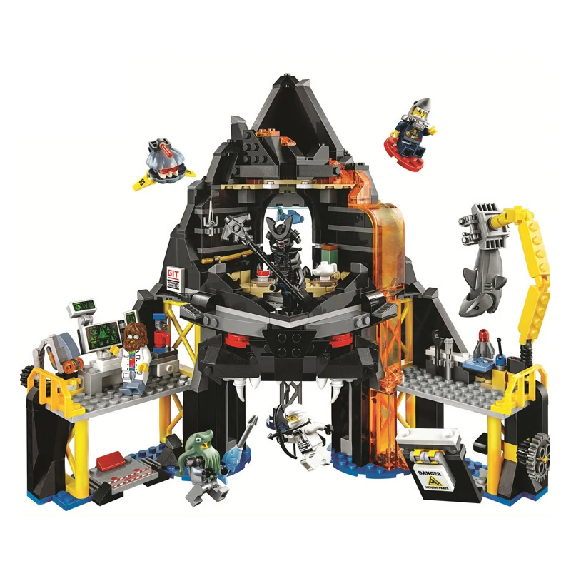 

Детский конструктор ниндзя из фильма гамма вулкан лэйр