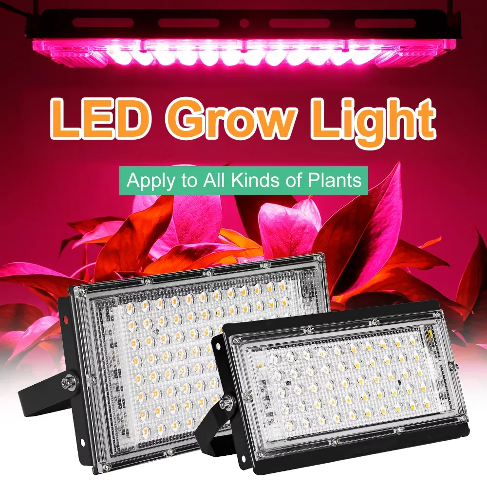 

For Plants 200W LED Grow Light Full Spectrum Phyto Lamp 220V Plant LED For Flowers Tent Growbox Hydroponics Indoor