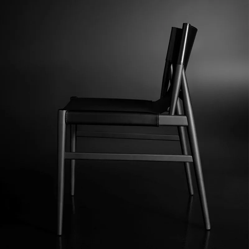 Седло для стола Louis Fashion из массива дерева в скандинавском стиле кожаный простой