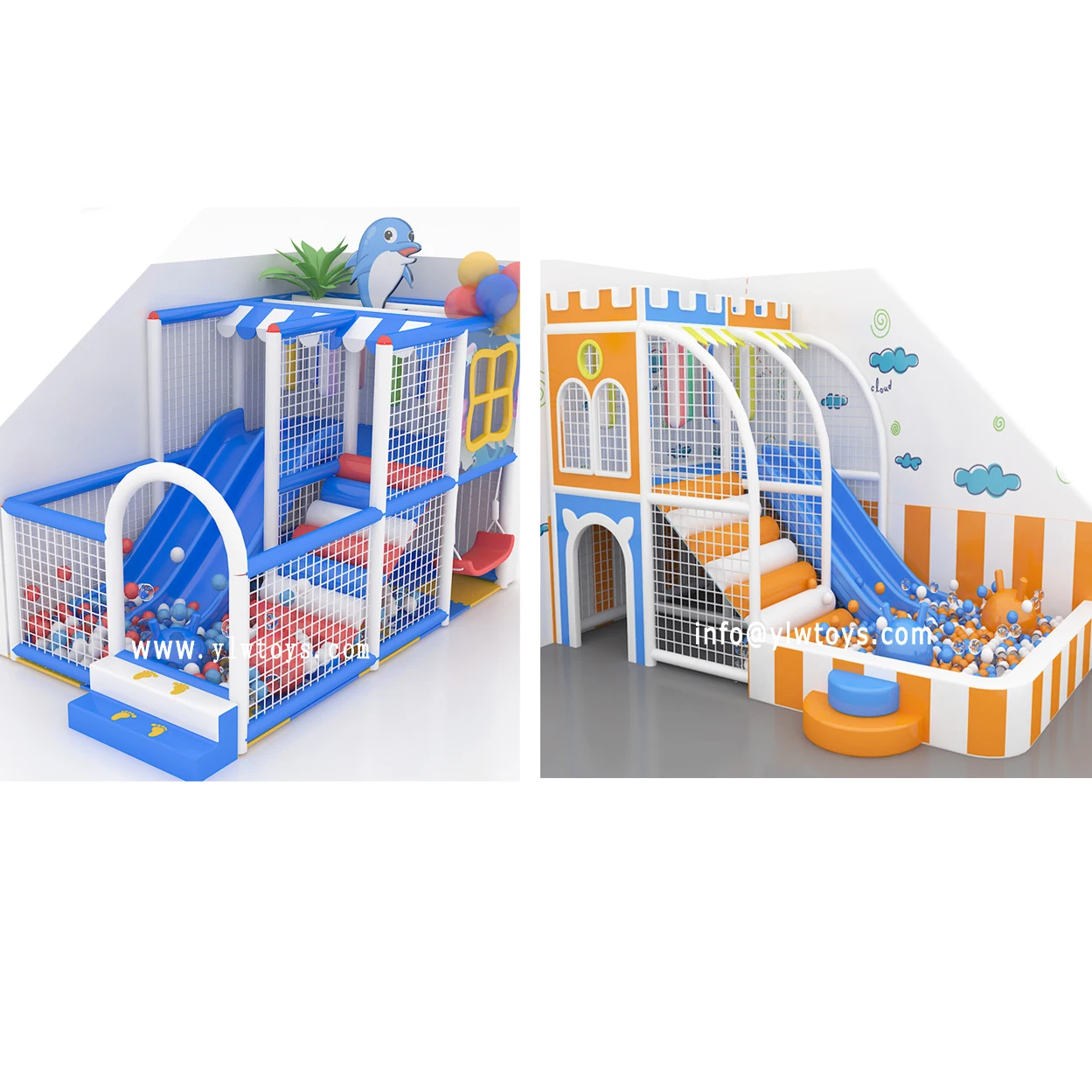 YLWCNN детская игровая площадка для помещений на заказ детский игровой центр день
