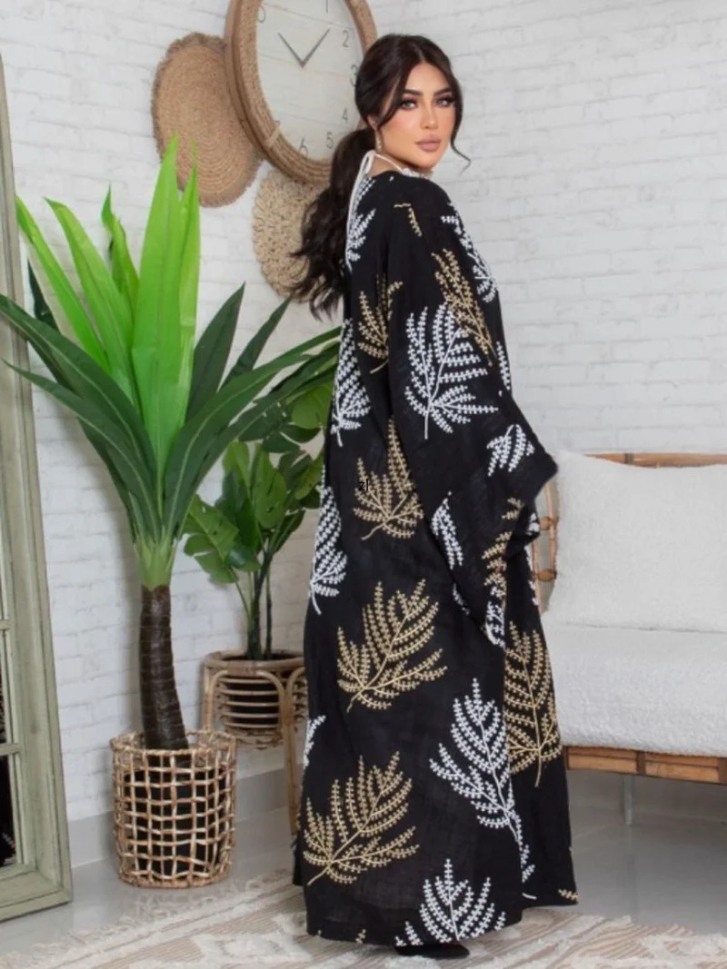 Morocco Mesh Muslim Dress Women Long Sleeve 2 Piece Set Abaya Kaftan Evening Party Dresses Dubai Turkey Islam Long Robe Vestidos