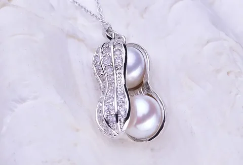 Персонализированное ожерелье из пресноводного жемчуга