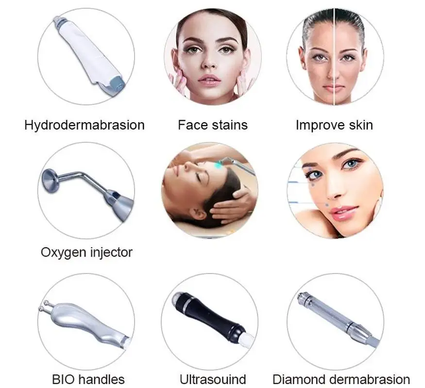 Машина алмазного кислородного аппарата Aqua Jet Peel BIO-lifting с УЗ-очисткой кожи для салонов красоты 2020 года (соответствует стандартам CE).