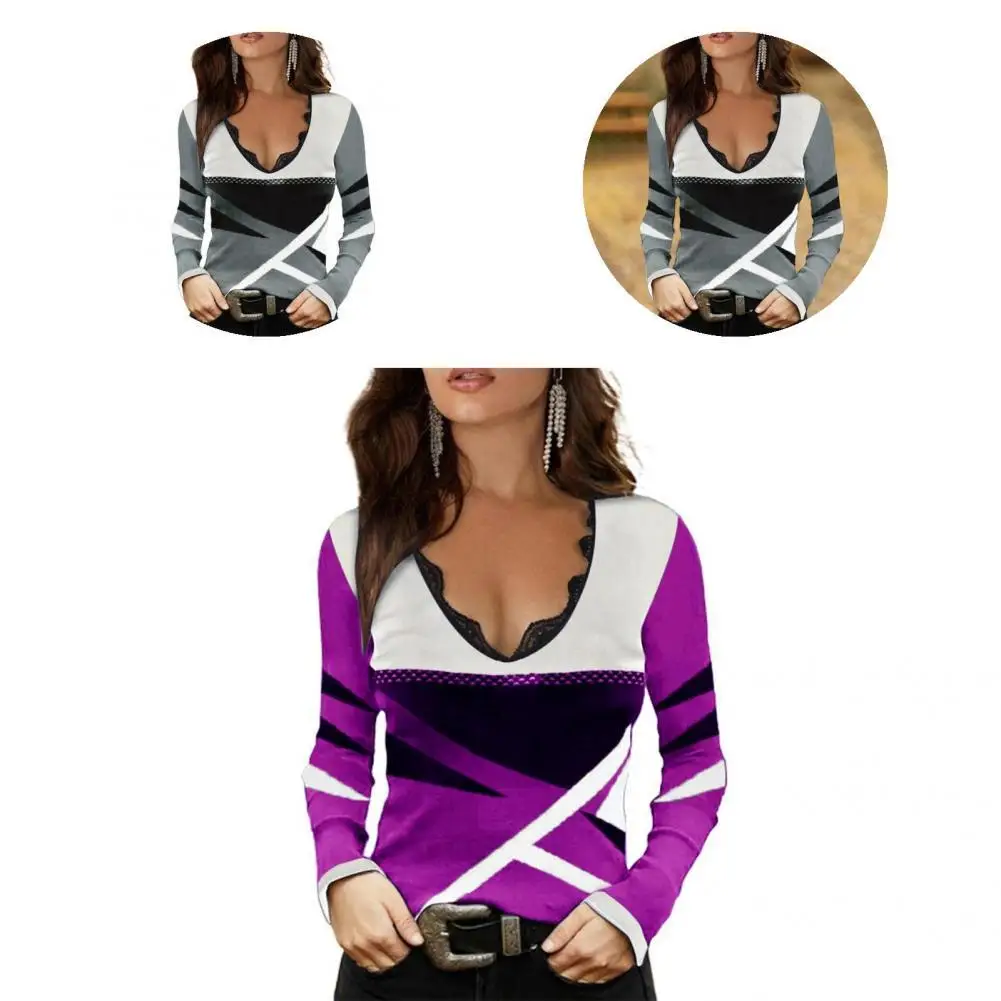 

Износостойкая потрясающая удобная женская блузка с цветными полосками контрастных цветов на весну с цветочным краем для работы