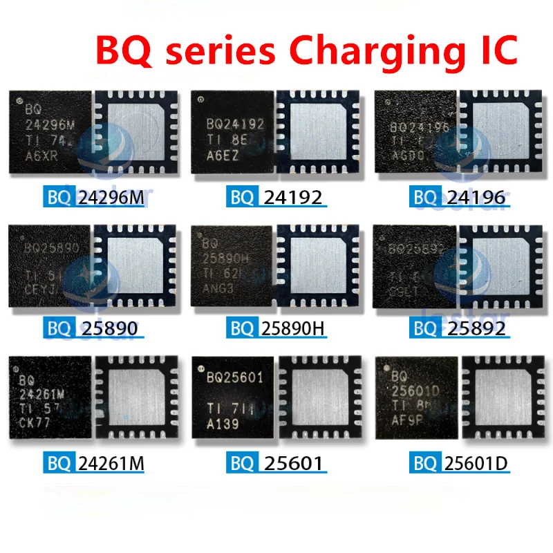 

10pcs/lot BQ24296M BQ24192 BQ24196 BQ25890H BQ25890 BQ25892 BQ24261M BQ25601 BQ25601D BQ24259 BQ25970 BQ24780