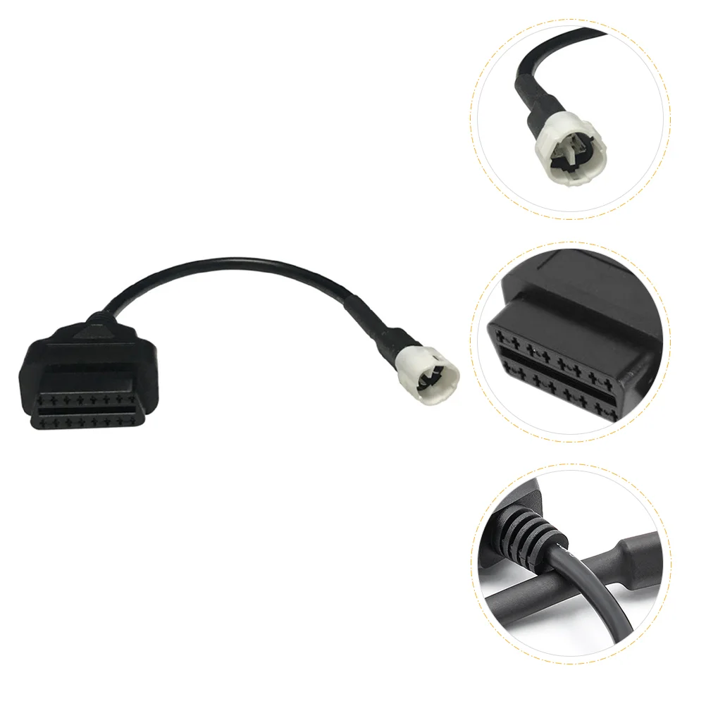 

Universal 3-pin to 16-pin Adapter Cable OBD2 Motorcycle Diagnostic Adapter Cable