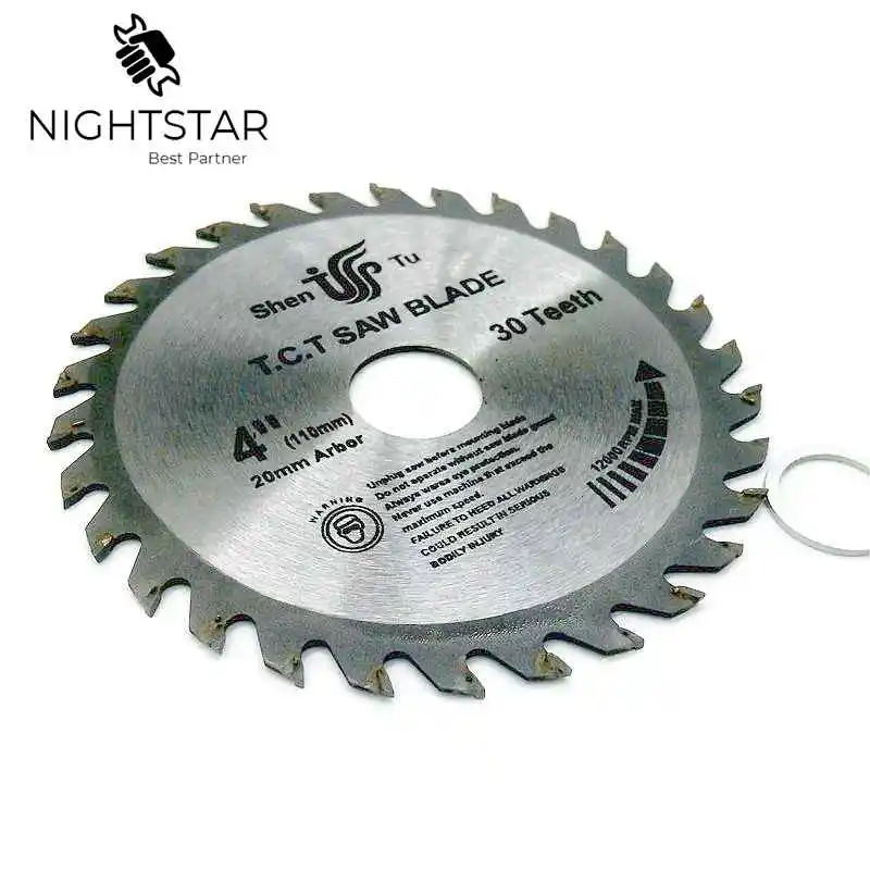 4 Inch Circular Saw Blades Tungsten Steel Alloy Saw Blades for Wood Aluminum Cutting 110mm TCT Saw Blades   /40Teeth /30Teeth
