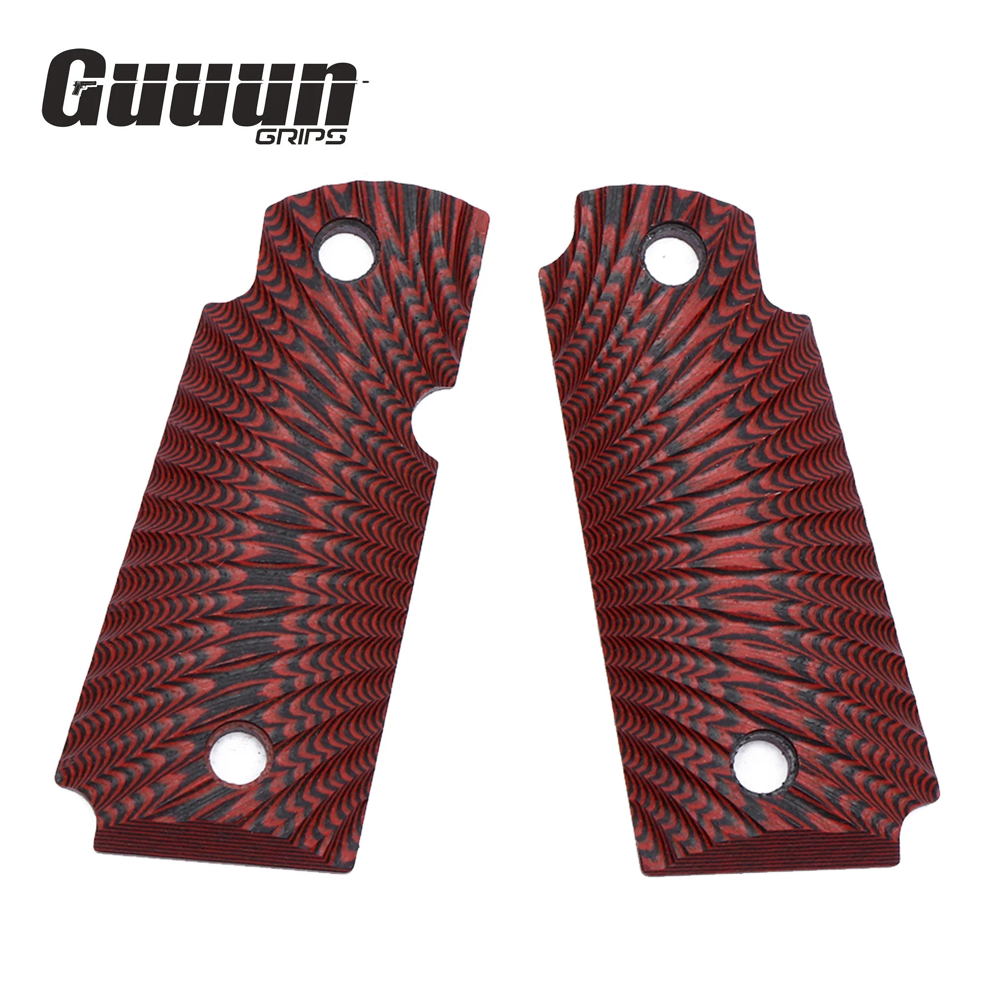 Ручки Guuun Kimber Micro Carry 380 ACP G10 с Ambi тактической текстурой Sunburst