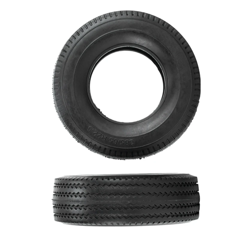 

2Pcs 25Mm Hard Rubber Tires For 1/14 Tamiya RC Semi Tractor Truck Tipper MAN King Hauler SCANIA ACTROS Upgrades Parts