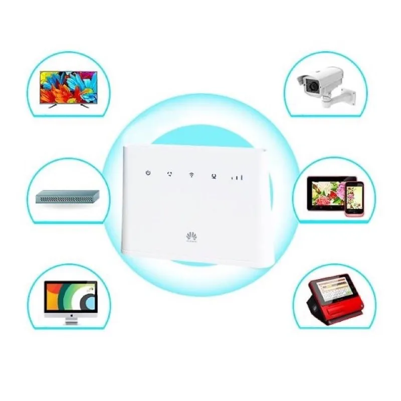Huawei B315s-936 LTE Router 4G CPE 150Mbps modem 4g wifi sim card  RJ11 Port Wireless mobile hotspot ADD 2pcs antenna images - 6
