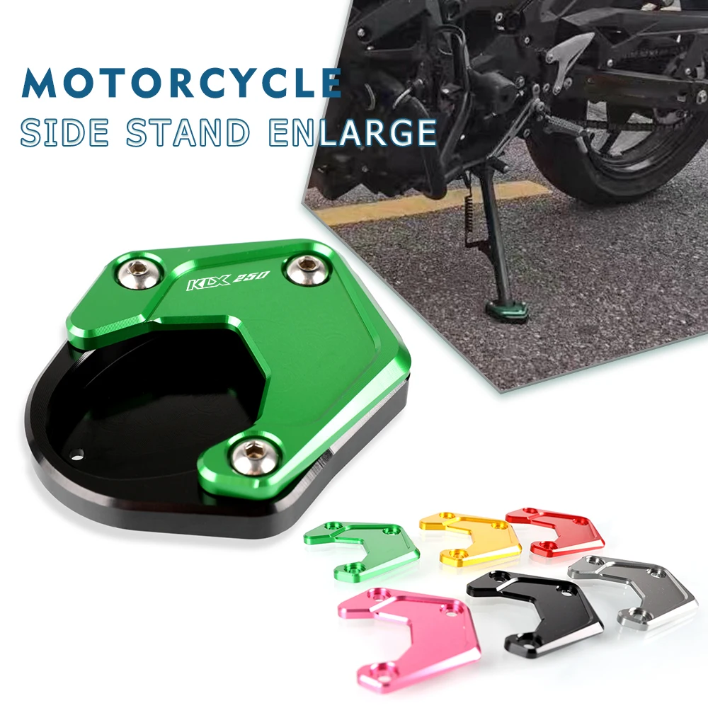 

Для Kawasaki KLX250 KLX 250 1998-2020 2019 2018 2017 2016 мотоциклетная боковая подставка пластина подставка увеличитель поддерживающий удлинитель