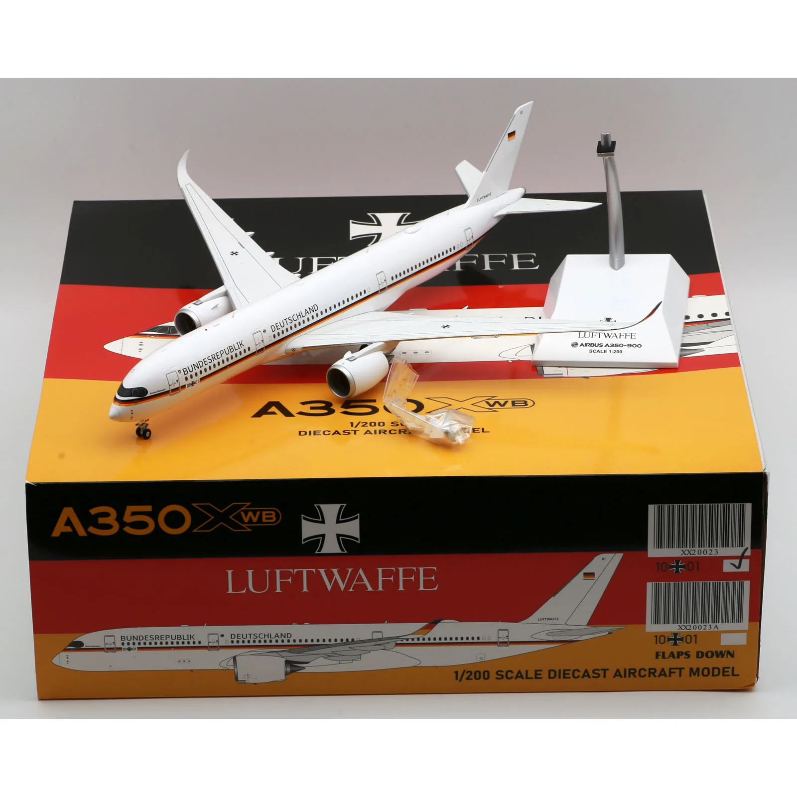 Коллекционная модель самолета из сплава XX20023 10 + 01 летательного аппарата немецкой