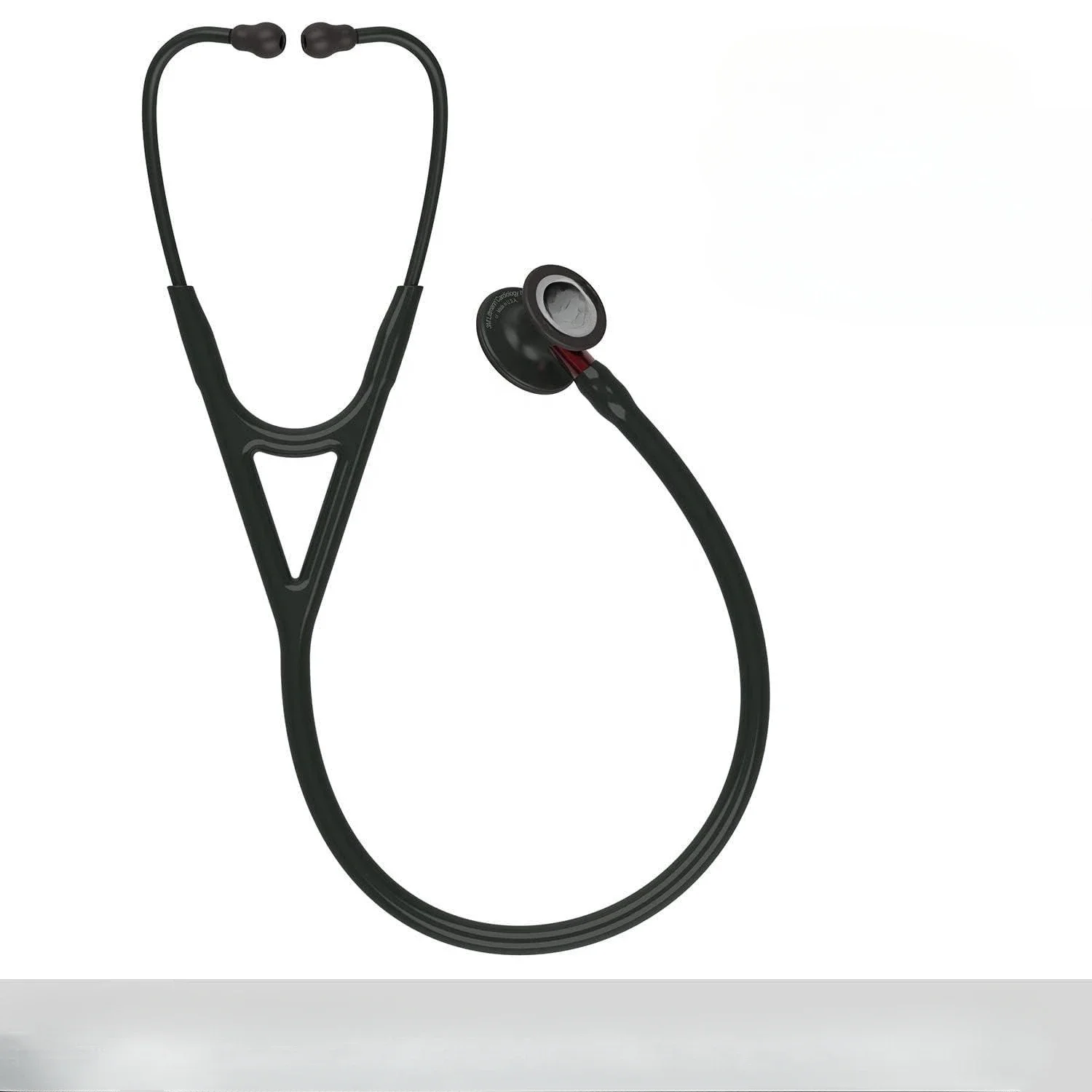 Стетоскоп 6200 3M Littmann Cardiology IV черная трубка черный сундук красный стержень