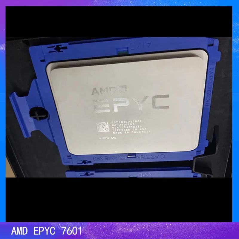 

Процессор для AMD EPYC 7601, 32-ядерный, 64-поточный для Supermicro H11SSL-i, Серверная материнская плата DDR4 2666 МГц