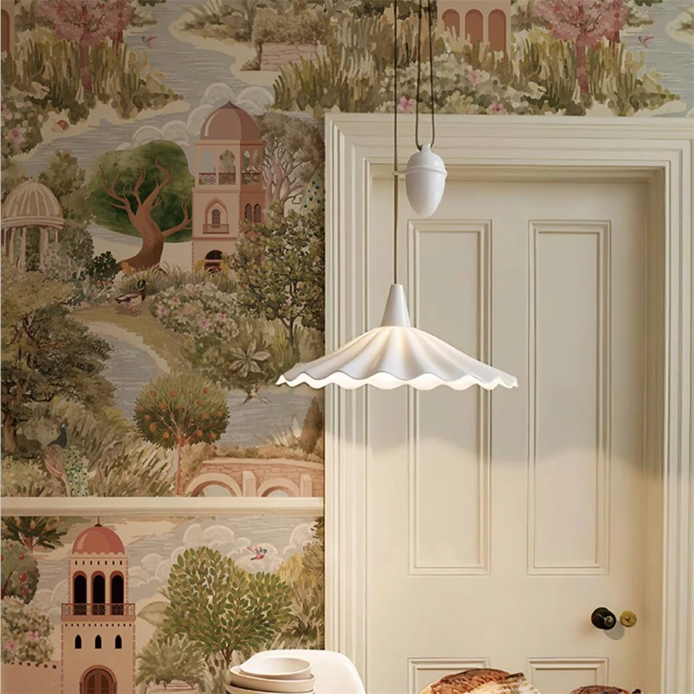 Фотообои на заказ с художественной росписью для гостиной фоновые фрески