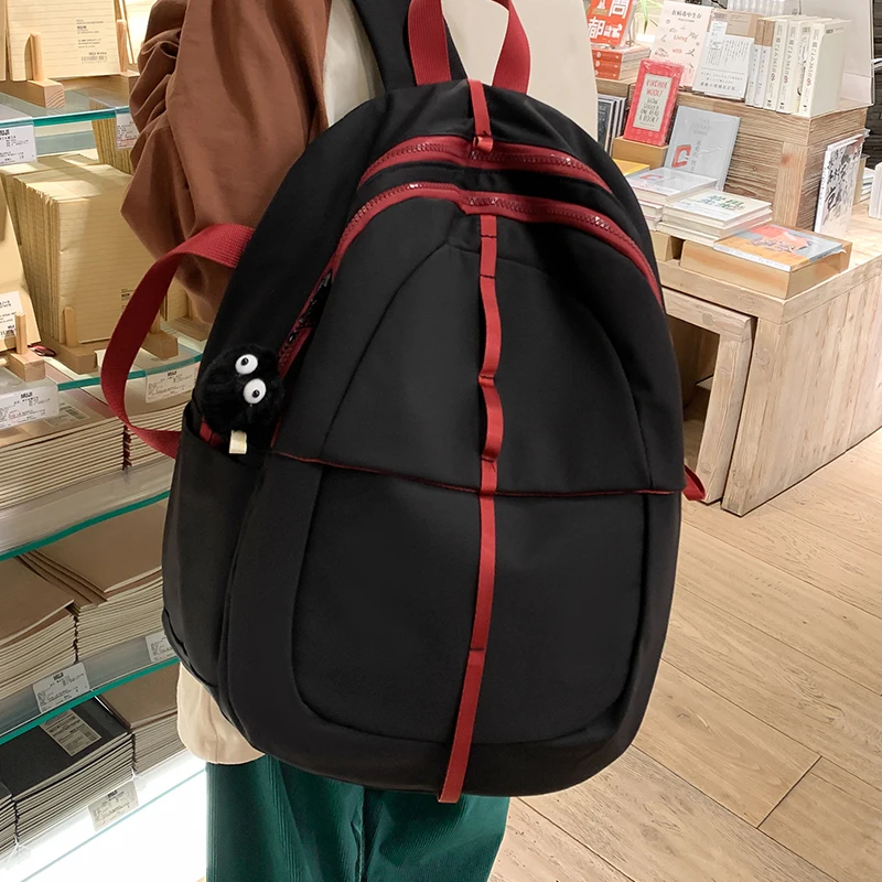 

New Fashion Women's Backpack for Cute Girls Nylon School Bag Large Capacity Anti Theft Travel Rucksack Lady High Quality Mochila