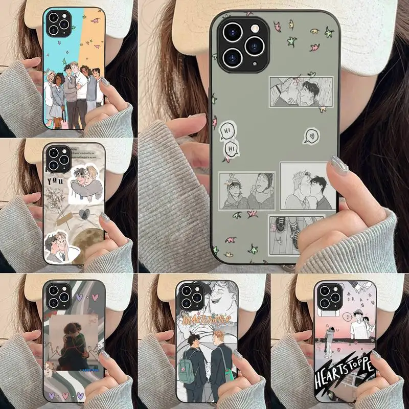 

Heartstopper Phone Case For Iphone 7 8 Plus X Xr Xs 11 12 13 Se2020 Mini Mobile Iphones 14 Pro Max Case